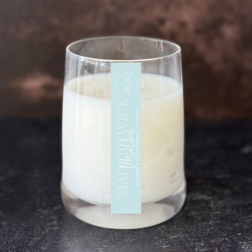 Malibu Glass | Coconut Milk + Ocean Breeze + Vanilla (Pack of 4)