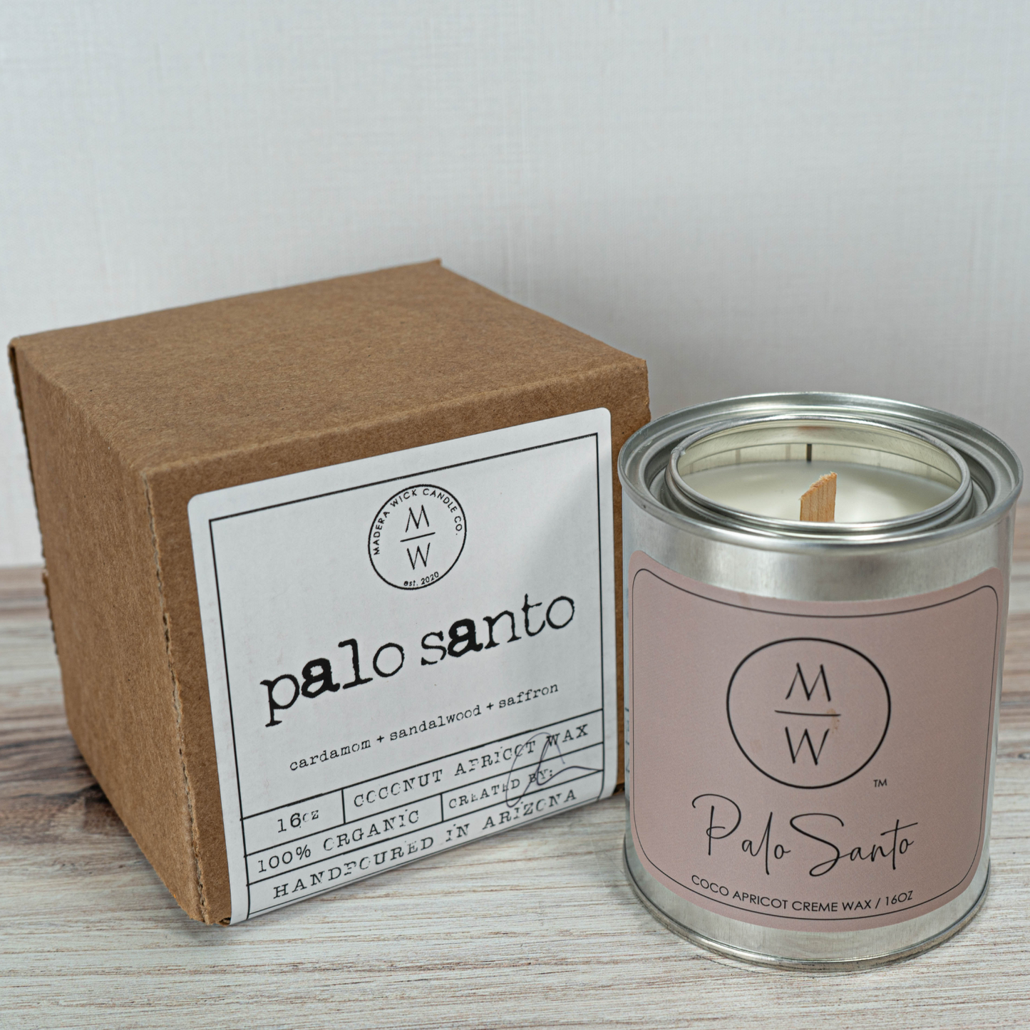 Palo Santo | Cardamom + Sandalwood + Saffron (Case of 4)